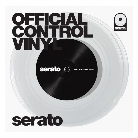 Serato 10 Control Vinyl Clear, OFFICIAL Control Vinyl (paar) - Verfügbar