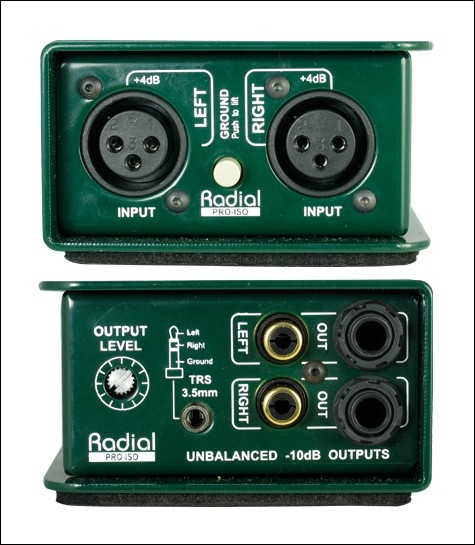 Radial Pro ISO Stereo Signalwandler