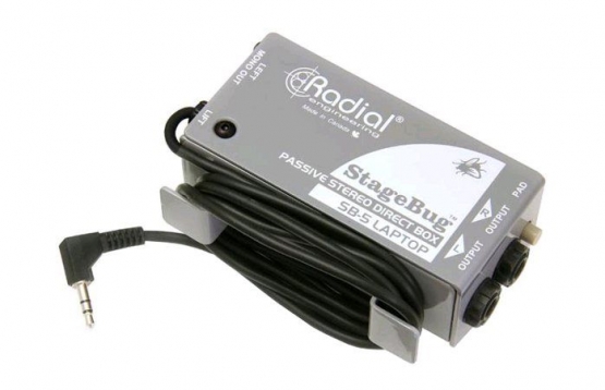 Radial SB-5 Laptop Compact Stereo DI