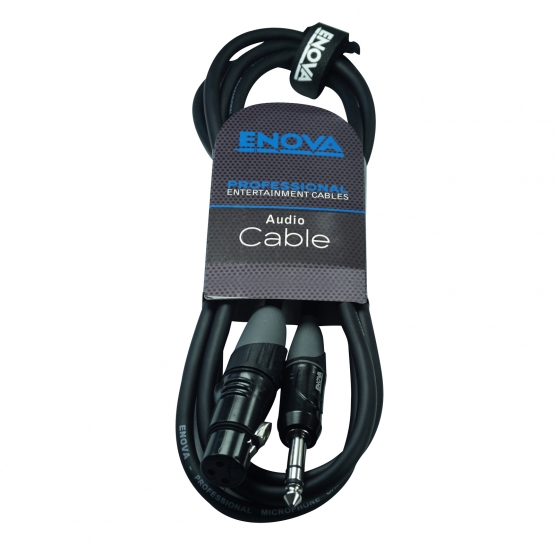 ENOVA XLR F auf Klinken 3 pin Kabel Analog & Digital 0.5 m