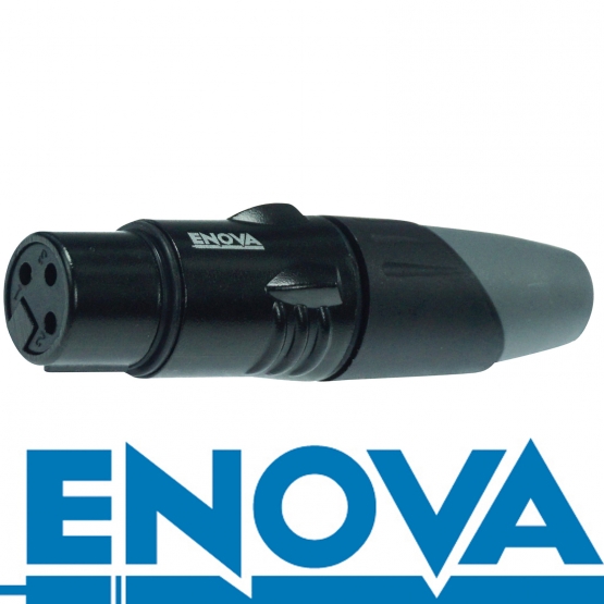 ENOVA XLR F auf Klinken 2 pin Kabel Analog & Digital 20 m