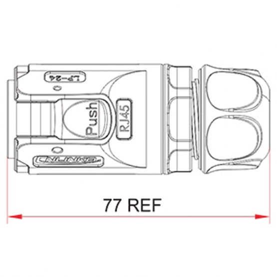CNLINKO RJ45 Kabelstecker LP-24 RJ45 Plug