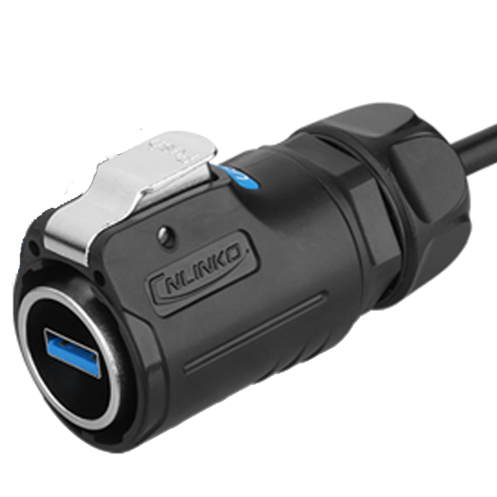 CNLINKO USB 3.0 Typ A Durchführung Einbau LP-24 Data USB3.0 socket