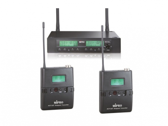 Mipro ACT 312 T - Doppel Wireless Bodypack Set
