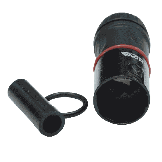 ENOVA RJ45 Kabelsteckerschutz schwarzes Metallgehäuse