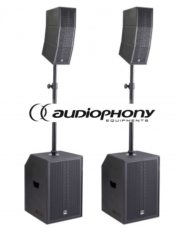 Audiophony MOJO2200Curve - aktiv Audio PRO System - Verfügbarkeit anfragen