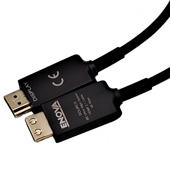 ENOVA EC-HO2-20 - 20 Meter HDMI 2.1 Kabel 8K AOC (Active Optical Cable) - supports max. 8K@60Hz und 48Gbps