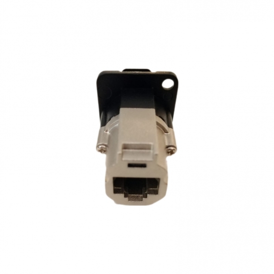 ENOVA Einbaustecker Rj45 - Durchführung Buchse auf Buchse Cat6A