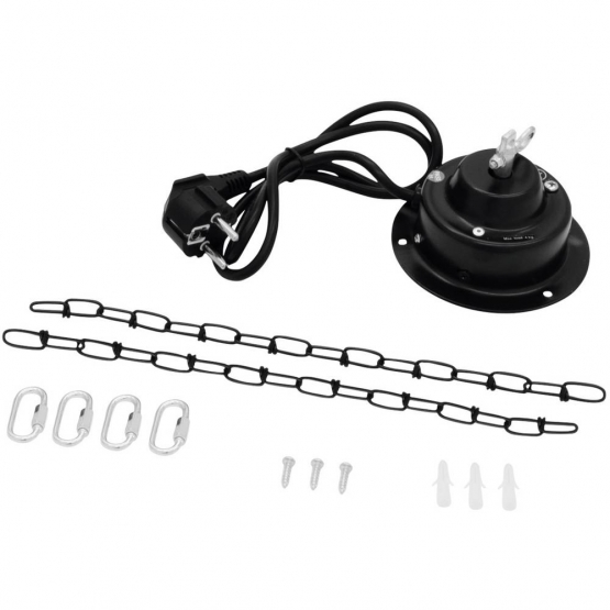 Eurolite LED Discokugel-Set mit Motor, mit LED-Beleuchtung 30 cm