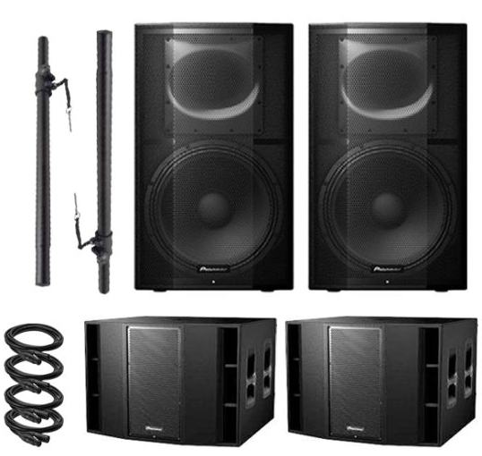 2nd Hand: Pioneer 2 Stk. XPRS215 Sub & 2 Stk XPRS12 Top - Verfügbar