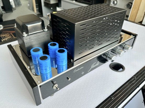 2nd Hand: Jadis Orchestra SchwarzSilber Röhren Vollverstärker