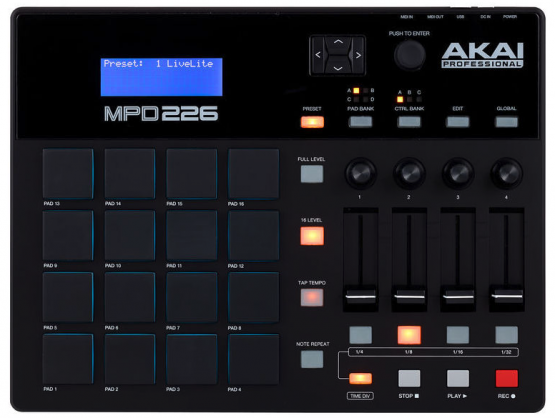 Akai MPD 226 - Pad Controller