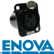 ENOVA XLR 3 pin weibliche Einbaubuchse Lötversion