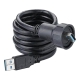 CNLINKO USB 3.0 Typ A IP67 Kabel Typ A Male to A Male with 1m