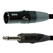 ENOVA XLR M auf Klinken 2 pin Kabel Analog & Digital 10 m