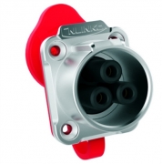 CNLINKO Power Einbaubuchse LP-24 Power 3pin female socket 500 V 25 A