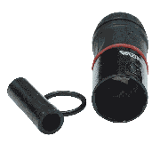 ENOVA RJ45 Kabelsteckerschutz schwarzes Metallgehäuse