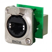 ENOVA RJ45 Einbaubuchse Durchführung feedthrough